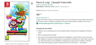Mario & Luigi: Brothership - Nintendo Switch voor €44,86 bij Amazon