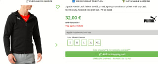 PUMA Liga Casual Hoodie 2-pack voor €32 bij Outlet46