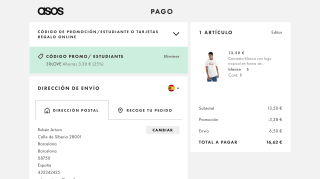 Camiseta blanca con logo tropical de Levi's por 10,12€