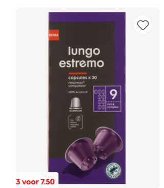Hema koffiecups, 3 dozen (20 stuks) voor €7,50