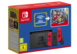 Nintendo Switch Neon New + Super Mario Oddysey voor €299 bij coolblue