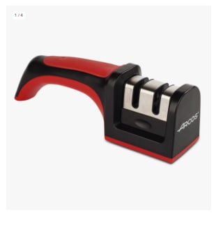 Afilador de Cuchillos de Mano Arcos - Hecho de ABS + TPE - Rodillos Cerámico y Carburo por 7.16€