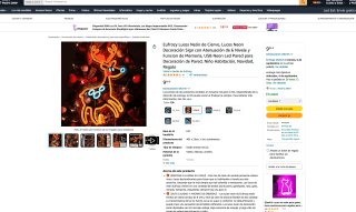 Siervo Eufrozy Luz Neón con Atenuación de 6 Niveles por solo 9,99€