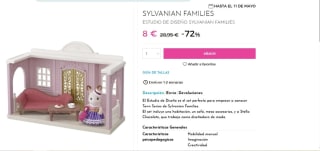Sylvanian Families - 06006 - Estudio de Diseño por 8€