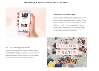 Impresión 50 fotos Gratis en Hofmann Mes de Mayo