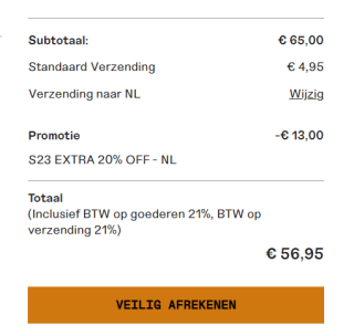 Timberland sneakers voor €52 bij Timberland