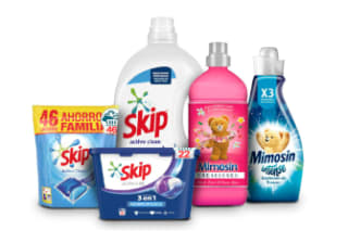 5€ descuento en detergentes Skip y Mimosin al gastar 15€