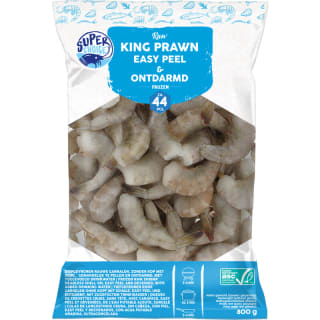 800g Super Choice Garnalen (rauw, ongepeld) voor €10,80 bij AH