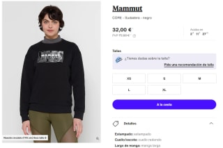 Sudadera de Mujer Mammut CORE por 32€
