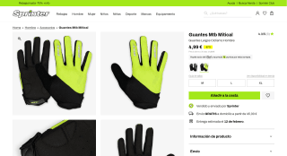 Mítical Guantes Largos Ciclismo por 4,99€