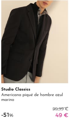 Americanas para hombre Studio Classics hasta 49€