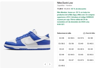 Black Friday Código 25% Descuento pedido mínimo 50€