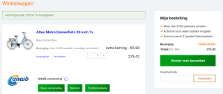 Extra korting tot €80 op geselecteerde fietsen bij Superfietsen