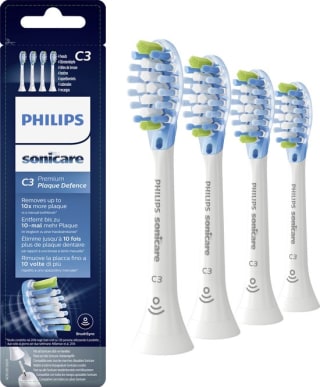 4 Philips Sonicare C3 Premium Plaque Defense HX9044/17 opzetborstels voor €29,99 bij Bol