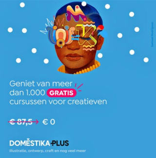 Meer dan 1000 gratis cursussen voor creatievelingen bij Domestika