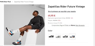 Zapatillas Rider Future Vintage por 42.46€