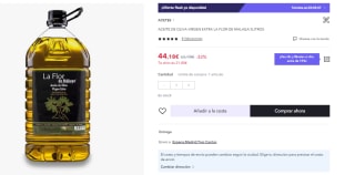 Aceite de Oliva Virgen Extra La Flor de Malaga 5L por 32.18€