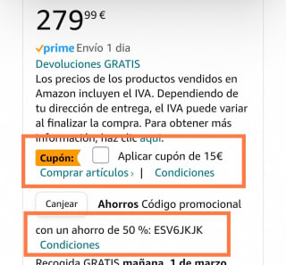 Proyector WiFi Bluetooth 1080P Nativo Soporta 4K por 124,99€