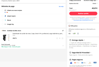 Estabilizador móvil AOCHUAN smart X pro a solo 49,87€