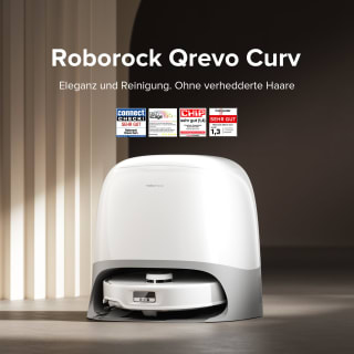 Roborock Robotstofzuiger Qrevo Curv voor €999 bij Roborock