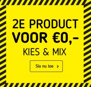 2e product gratis bij Koopjedeal