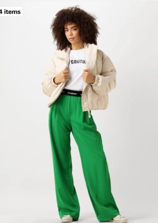 Co'couture beige gewatteerde jas voor €86,70 bij de Bijenkorf