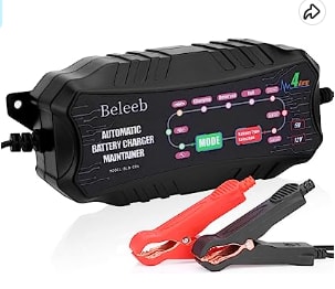 Cargador de baterías para coches y motos Beleeb por 11.99€