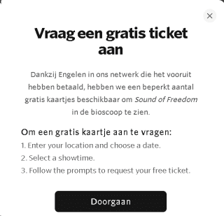 Gratis naar de film Sound of Freedom