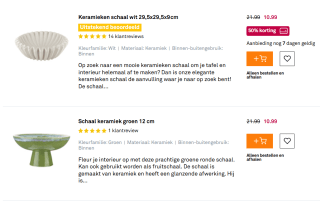 50% korting op alle woonaccessoires bij Karwei