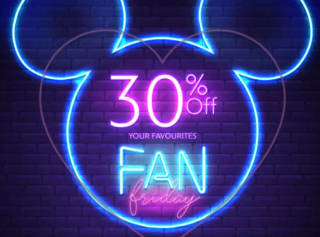 30% korting op veel items in de sale in de Disney Store