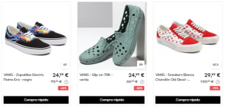 Ropa y calzado Vans desde solo 3,50€ alucina