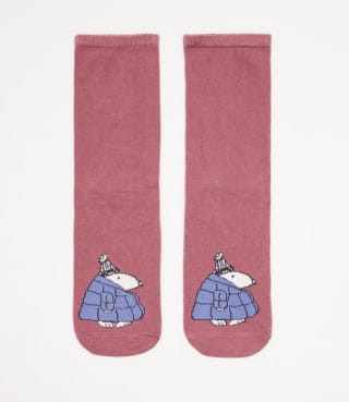 Calcetines Women'secret algodón Snoopy rosa a solo 2,99€