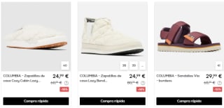 Columbia ropa y calzado desde solo 4,50€ ofertazas