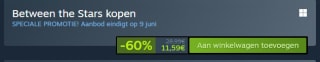 Between the Stars voor €11,59 via Steam