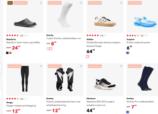 Tot 30% stapelkorting op geselecteerde items bij Scapino