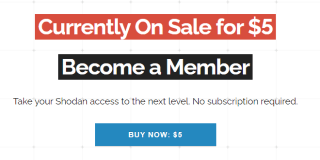 Shodan LifeTime Membership voor $5