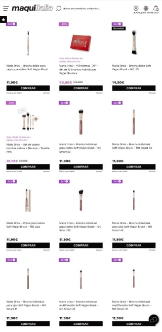 3×2 en Maria Orbai Brochas.