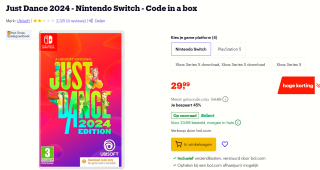 Just Dance 2024 voor €29,99 (Xbox PS5 en Switch) bij Bol.com