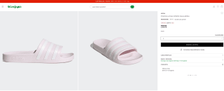 Chanclas unisex Adilette Aqua Adidas Rosa a tan solo 11,45€