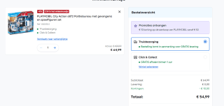 PLAYMOBIL City Action Politiebureau met gevangenis en speelfiguren voor €54,99