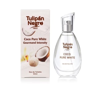Agua de colonia TULIPÁN Negro COCO PURE WHITE 50ml por solo 3,75€