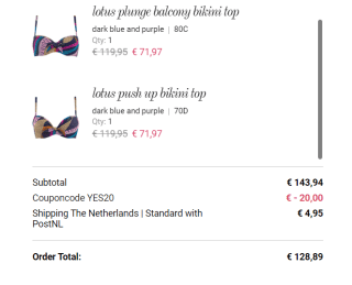 Tot 40% korting + €20 extra korting op geselecteerde sets bij Marlies Dekkers