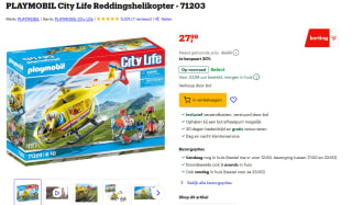PLAYMOBIL City Life Reddingshelikopter - 71203 voor €27,99 bij Bol.