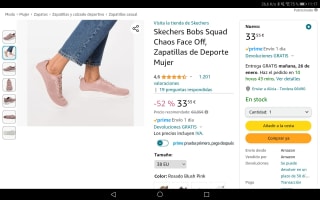 Skechers bobs squad mujer. Por 33,55€