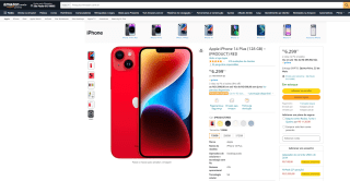 Smartphone da Apple, modelo iPhone 14 Plus de 128 GB - R$ 6.299,11