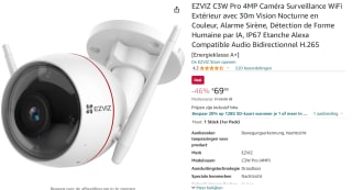 Ezviz C3W Pro (Husky air PRO) voor €69,99 bij Amazon