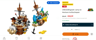 LEGO Super Mario Uitbreidingsset: Larry en Mortons luchtschepen voor €50,99 in de Lego store