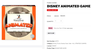 Funko Games: Disney Animated Strategy Game voor €25 bij Funkoeurope