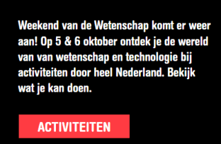 Weekend van de Wetenschap gratis toegang tot diverse musea