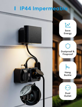 Meross Homekit Smart Outdoor Eu Plug Wifi voor €19 bij Amazon